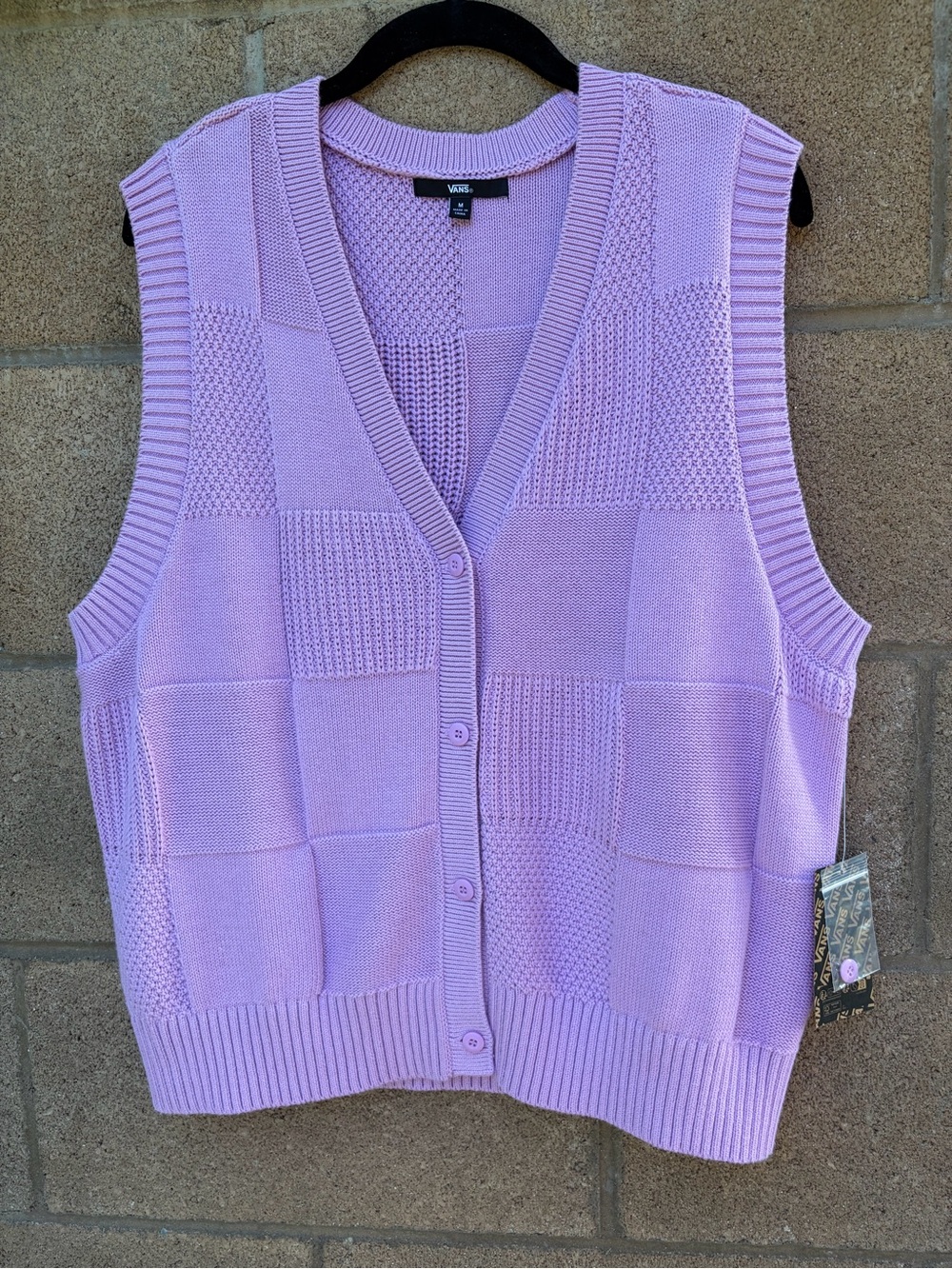 Vans Avenue Sweater Vest in Smoky Grape